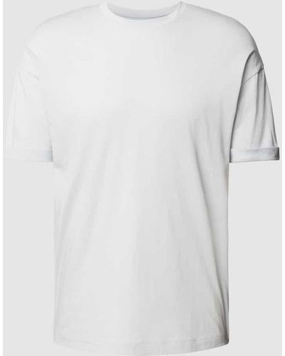 DRYKORN T-Shirt mit überschnittenen Schultern Modell 'THILO' - Weiß