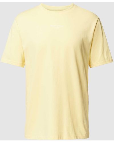 Marc O' Polo T-shirt Van Zuiver Katoen - Geel