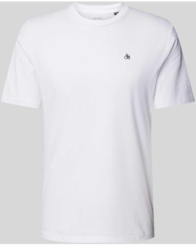 Scotch & Soda T-shirt Met Ronde Hals - Wit