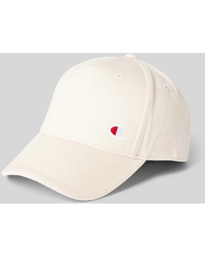 Champion Basecap mit Logo-Stitching - Natur