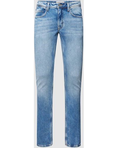s.Oliver BLACK LABEL Tapered Fit Jeans mit Stretch-Anteil - Blau