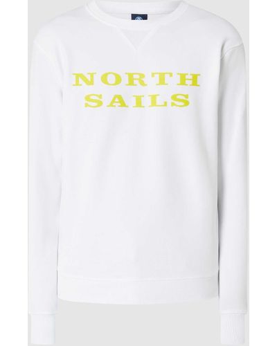 North Sails Sweatshirt Van Katoen - Wit