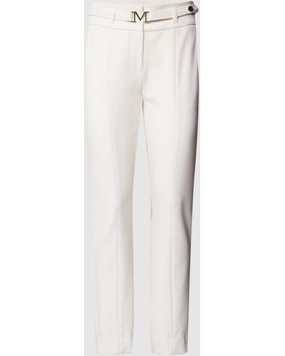 MARCIANO BY GUESS High Rise Stoffhose mit Strukturmuster Modell 'AURORA PANT' - Schwarz