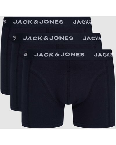 Jack & Jones Comfort Fit Boxershort Met Stretch - Blauw