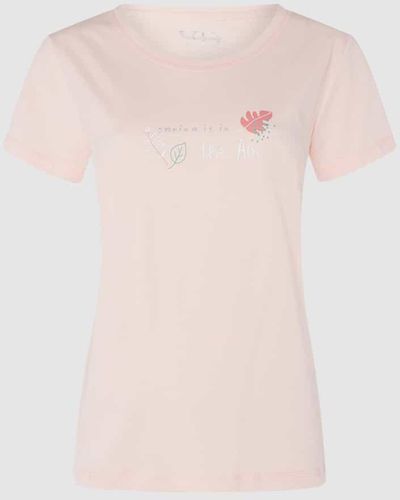 Lascana T-Shirt mit Viskose-Anteil - Pink