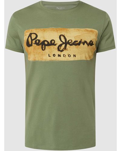 Pepe Jeans T-shirt Van Katoen - Groen