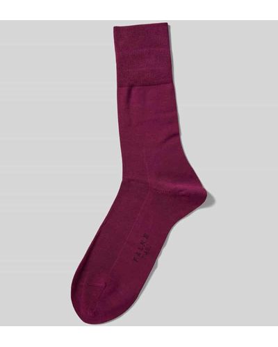 FALKE Socken mit Label-Schriftzug Modell 'Tiago' - Lila