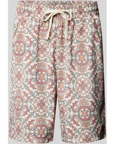 Ellesse Regular Fit Shorts mit Allover-Print Modell 'TAROTO' - Mehrfarbig