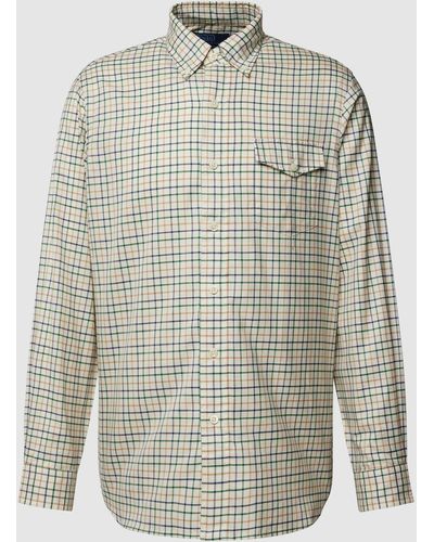 Polo Ralph Lauren Freizeithemd mit Button-Down-Kragen - Grau