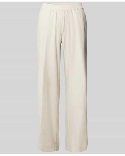 RAPHAELA by BRAX Flared Fit Hose mit elastischem Bund Modell 'PAM' - Weiß