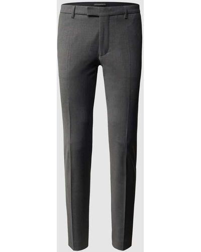 DRYKORN Slim Fit Anzughose mit Stretch-Anteil Modell 'Piet' - 'Drynamic' - Grau