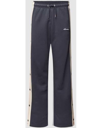 Ellesse Sweatpants mit Kontrast-Details Modell 'JANICE' - Blau
