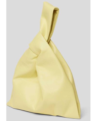 Nanushka Handtasche mit Knoten-Detail - Gelb