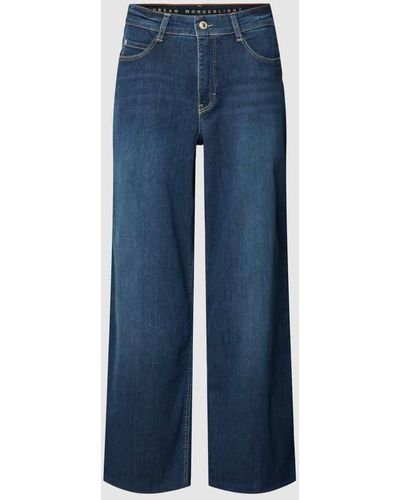 M·a·c Flared Jeans im 5-Pocket-Design Modell 'DREAM WIDE WONDERLIGHT' - Blau