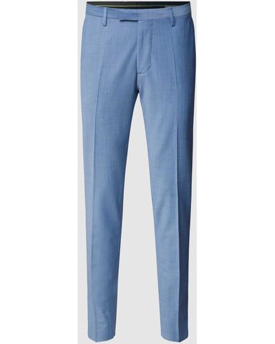 Cinque Regular Fit Pantalon Met Scheerwol, Model 'cimonopoli' - Blauw
