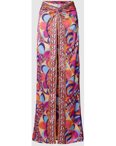 MARCIANO BY GUESS Hose mit Allover-Print Modell 'GYPSET' - Rot