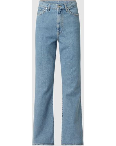 Review Bootcut Jeans mit Stretch-Anteil - Blau