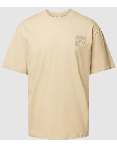 Fila Oversized T-Shirt Modell 'BROVO' - Natur