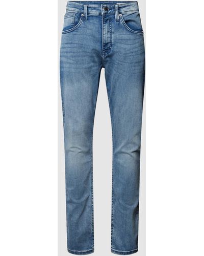 s.Oliver BLACK LABEL Slim Fit Jeans mit Stretch-Anteil Modell 'Mauro' - Blau
