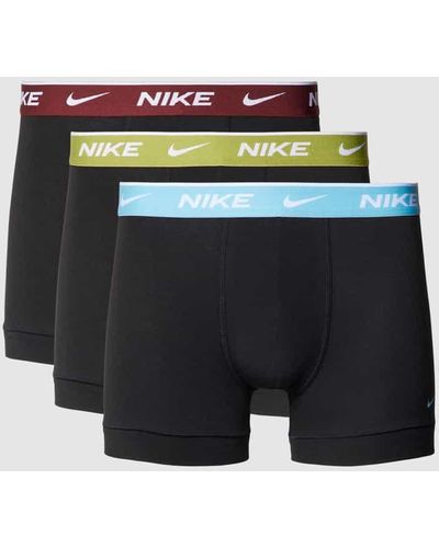 Nike Trunks mit elastischem Bund im 3er-Pack - Rot