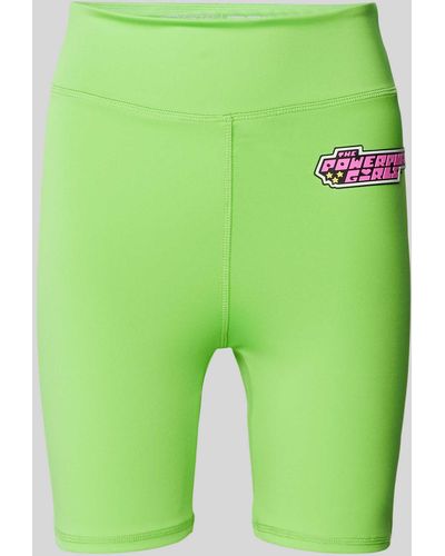 Review Powerpuff Girls x - Biker Shorts mit elastischem Bund - Grün