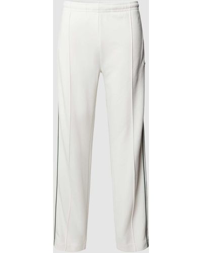 Lacoste Sweatpants mit elastischem Bund - Weiß