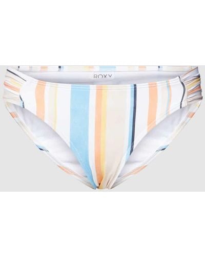 Roxy Bikini-Hose mit Allover-Muster Modell 'PT BEACH CLASSICS MODERAT' - Blau