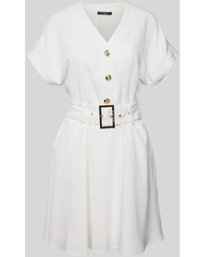 MARCIANO BY GUESS Minikleid mit Taillengürtel Modell 'DIANE' - Weiß