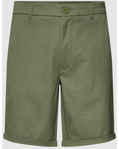 O'neill Sportswear Chino-Shorts mit Eingrifftaschen Modell 'KINTER' - Grün