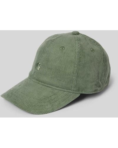 Carhartt Basecap mit Label-Stitching - Grün