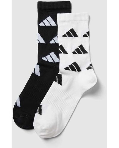 adidas Socken mit Allover-Logo - Weiß