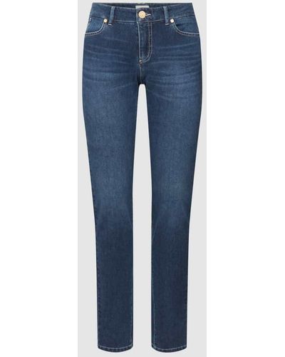 Seductive Jeans mit 5-Pocket-Design Modell 'CLAIRE' - Blau