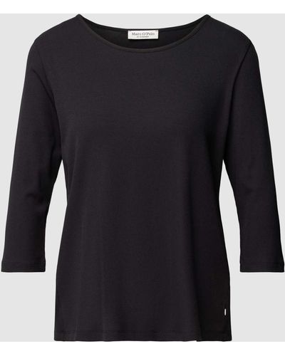 Marc O' Polo Lang Shirt Met 3/4-mouwen - Zwart