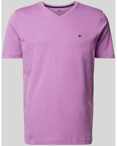 Fynch-Hatton T-shirt Met V-hals - Roze