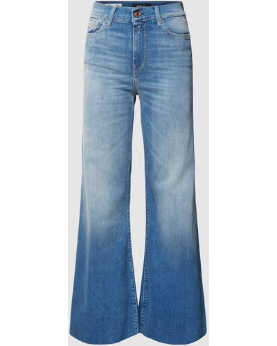 Replay Wide Leg Jeans im 5-Pocket-Design - Blau