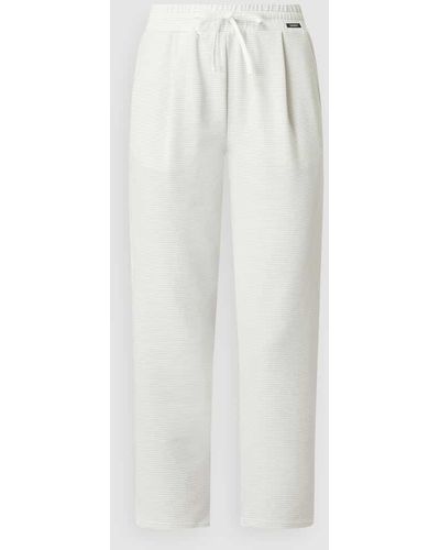 SKINY Pyjama-Hose mit Eingrifftaschen - Weiß