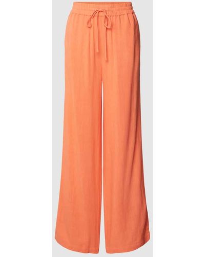 SELECTED Hose mit elastischem Bund - Orange