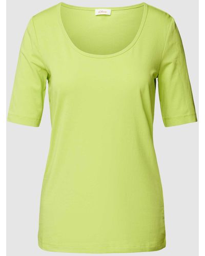 S.oliver T-shirt Met Ronde Hals - Groen