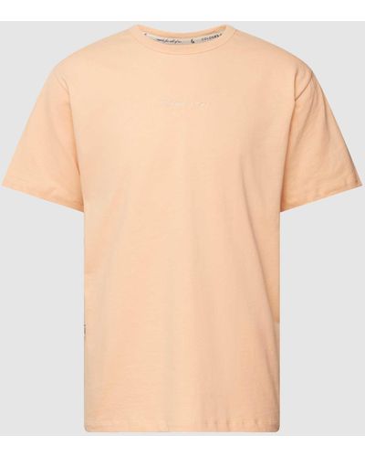 COLOURS & SONS T-shirt Met Labelstitching - Wit