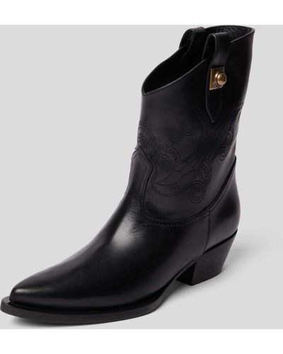 Etro Ankle Boots im Cowboy-Stil - Schwarz