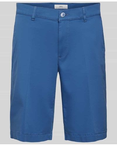 Brax Regular Fit Chino-Shorts mit Gesäßtaschen Modell 'BOZEN' - Blau