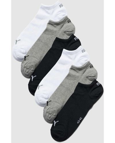 PUMA Socken mit elastischem Bündchen im 3er-Pack - Grau