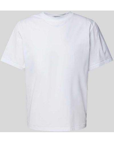 Tiger Of Sweden T-Shirt im unifarbenen Design Modell 'LOGRA' - Weiß