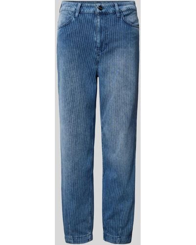 Rich & Royal Jeans Met Streepmotief - Blauw