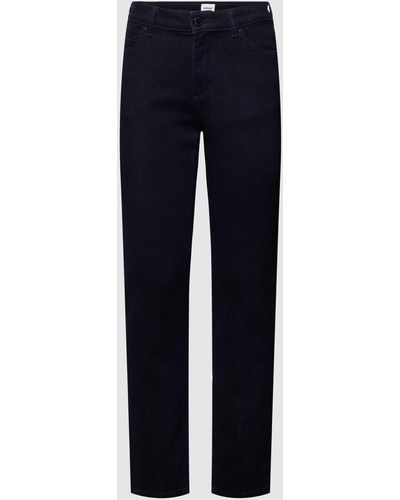 Mustang Slim Fit Jeans mit Stretch-Anteil Modell 'Crosby Relaxed Slim' - Blau