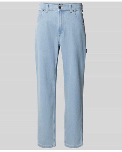 Dickies Regular Fit Jeans im 5-Pocket-Design Modell 'GARYVILLE' - Blau