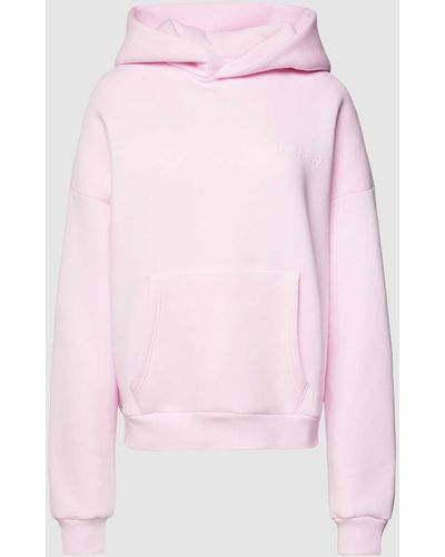 Review Basic Oversized Hoodie - Roze