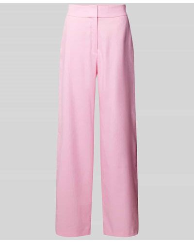 HUGO Marlenehose mit seitlichen Eingrifftaschen Modell 'Hauba' - Pink