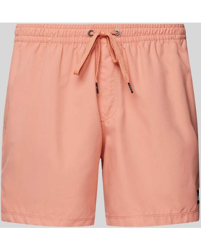 Quiksilver Badehose mit Tunnelzug Modell 'EVERYDAY SOLID VOLLEY' - Pink