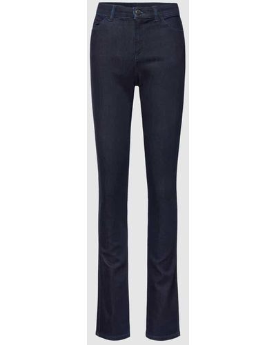 Emporio Armani Slim Fit Jeans im 5-Pocket-Design - Blau
